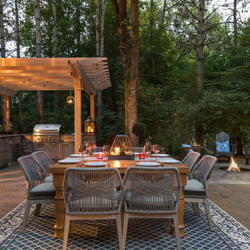 Outdoor Kitchen and firepit