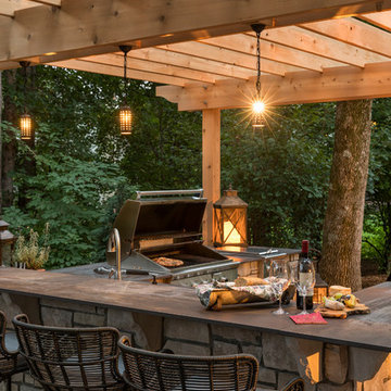 Outdoor Kitchen and firepit