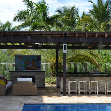 Outdoor kitchen And Pergola Project