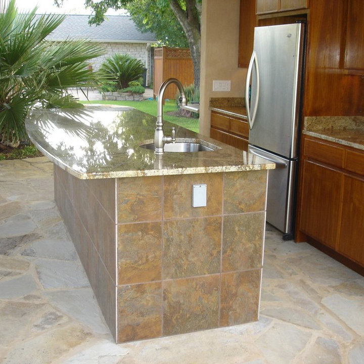 Outdoor Kitchen Tile Houzz