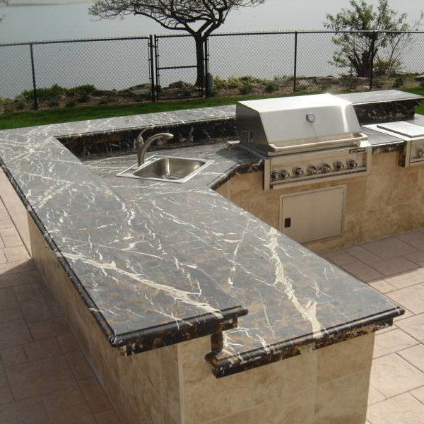 Outdoor Kitchen Tile Houzz