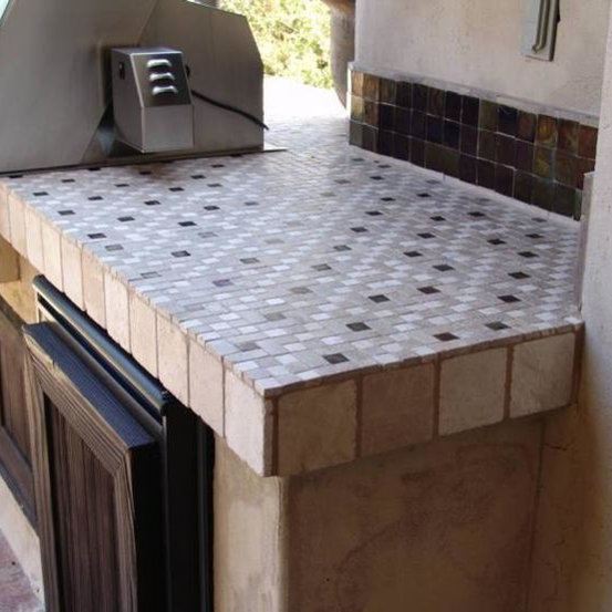Outdoor Kitchen Tile Houzz
