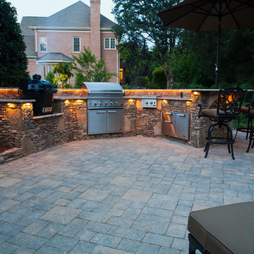 Outdoor Kitchen with Smoker