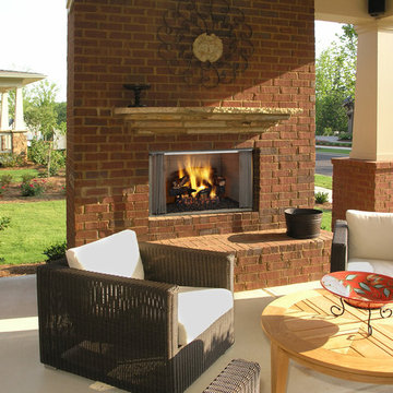 Outdoor Lifestyles Villawood Wood Fireplace with Optional Gas Log set