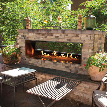 Outdoor Linear Fire Pit - White Mountain Hearth
