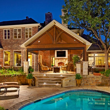 Outdoor Living Area with Pool