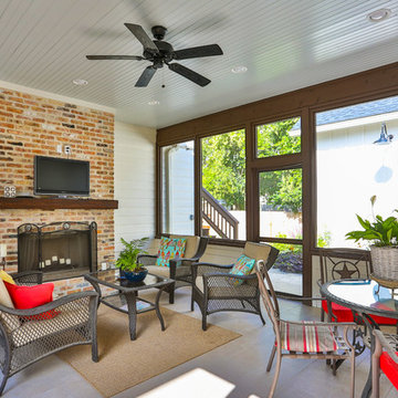 Outdoor living - Boerne Traditional Modern Home