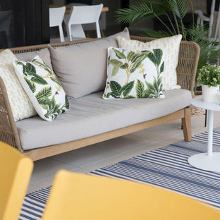 Immagine di un patio o portico stile marinaro