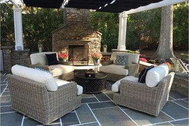 Example of a patio design in New York