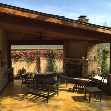 Outdoor Living Oasis in Circle C Ranch
