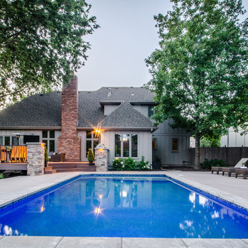 Outdoor Living Space + Pool