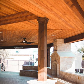 Outdoor Living Space, Summerfield in Allen