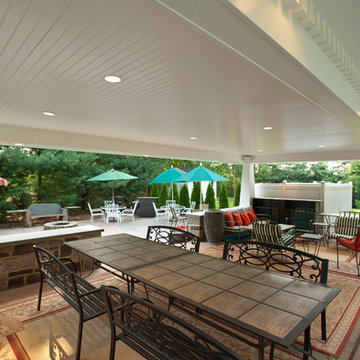 Outdoor Living Spaces: Covered Patio and Pool