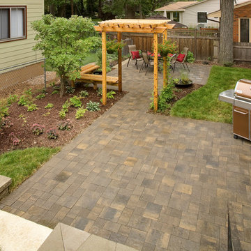 Outdoor Living Spaces in a Small Side Yard