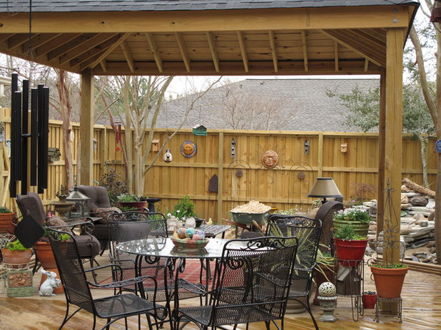 Eclectic Patio by Cozy Little House