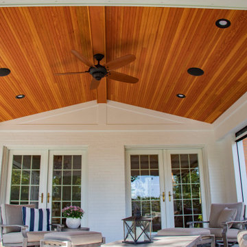 Outdoor Room Addition with Retractable Screens