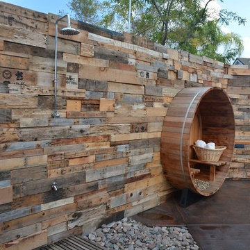 Outdoor Sauna Barrel