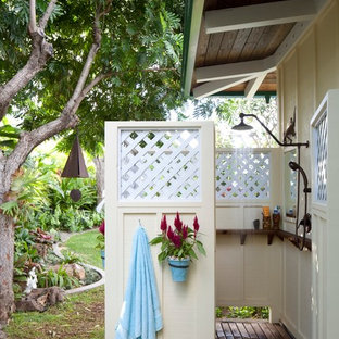 Foto di un patio o portico tropicale