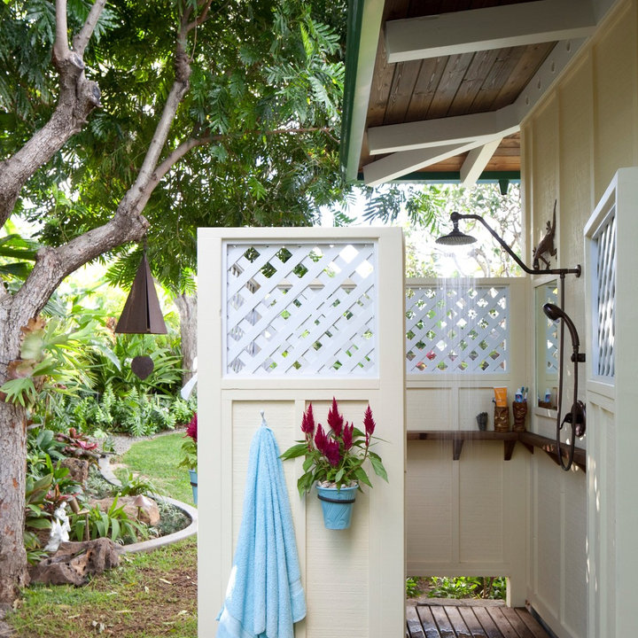 Indoor Outdoor Shower Photos & Ideas Houzz