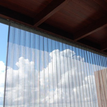 Outdoor stainless steel curtain