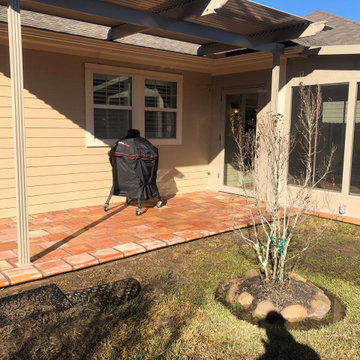 Outside back patio
