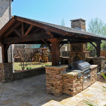 Overhead Structure/Grilling Station/Fireplace