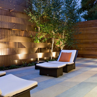 modern fence lighting