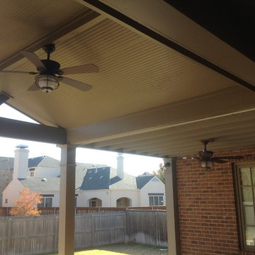 Painted Open Gable Roof