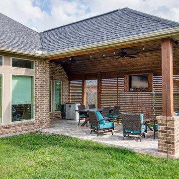 Partially shaded Covered Patio: Richmond, TX