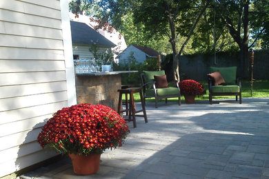 Inspiration for a timeless patio remodel in Manchester