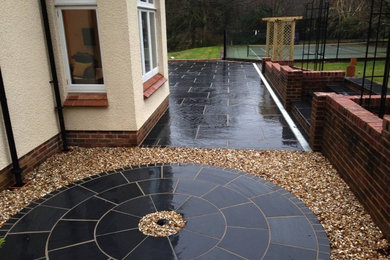 This is an example of a patio in Devon.