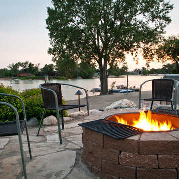 Patio and Fire Pit - Summer 2011