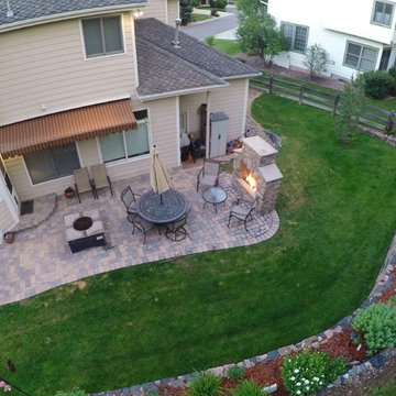 Patio and Fire place
