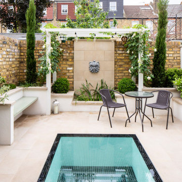 Patio area above the basement