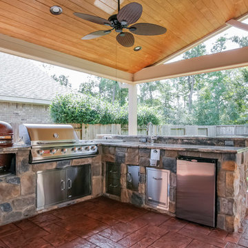 Patio Cover and Outdoor Kitchen