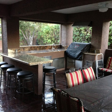 Patio Cover with BBQ