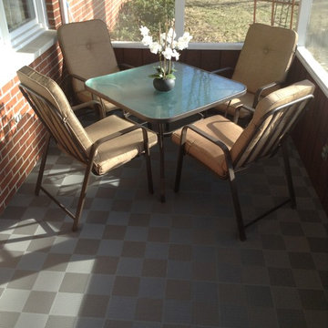 Patio Flooring Project - Perforated Floor Tiles
