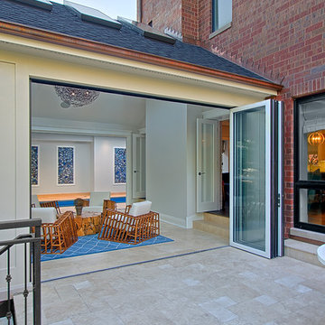 Patio Open to Sunroom in Chicago