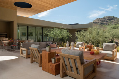 Patio - southwestern patio idea in Phoenix