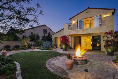 Small transitional patio photo in San Diego