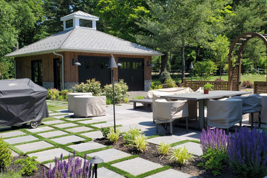 Inspiration for a contemporary patio remodel in Other