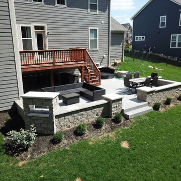 Patio, Retaining/Seat wall, Outdoor Fireplace