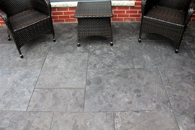 This is an example of a traditional patio in Toronto.