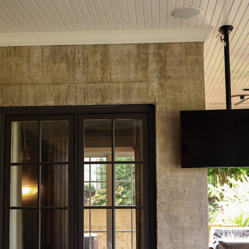 Patio TV and Whole House Audio