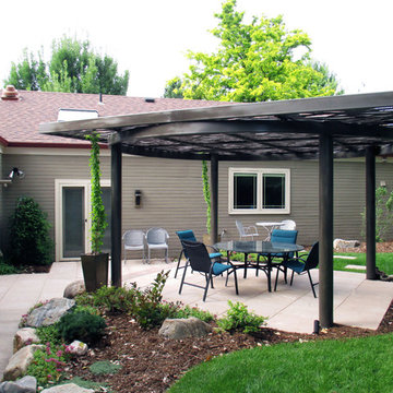Patio with Garden Structure