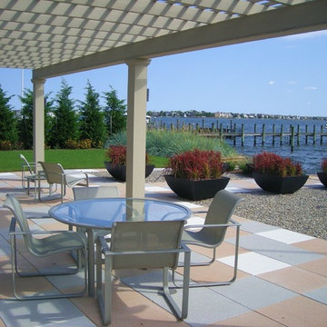 Patio with Pergola on the Waterfront