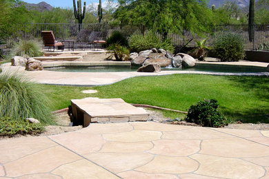 Example of a patio design in Phoenix