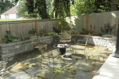 Backyard patio photo in Seattle