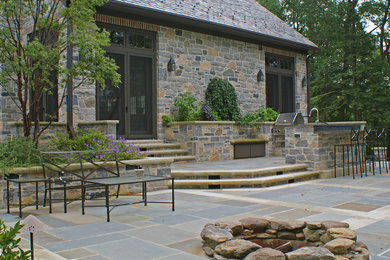 Patio - traditional patio idea in Cleveland