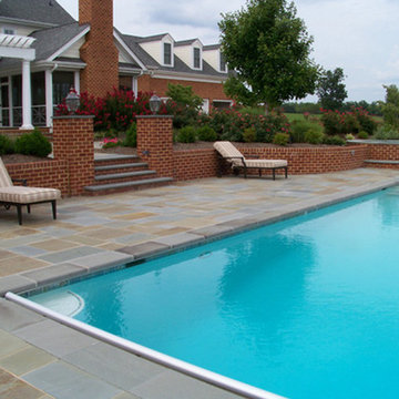 Paver Driveway and Pool Terrace